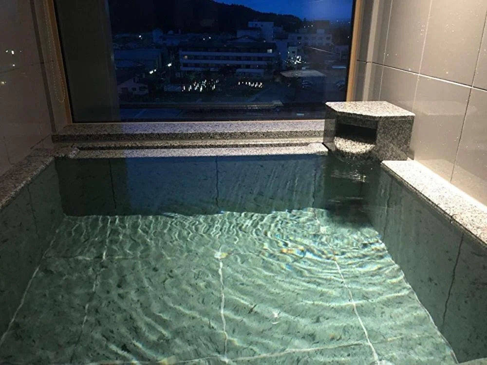 月岡温泉　ホテル清風苑の客室風呂