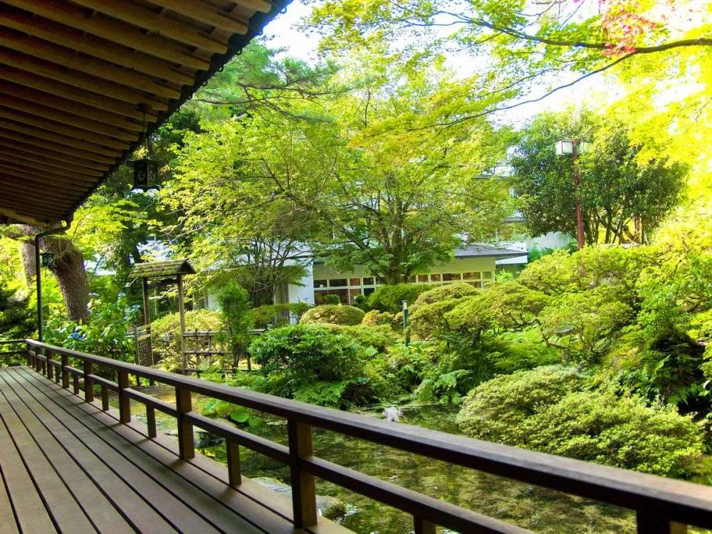 村杉温泉　風雅の宿　長生館からの絶景・眺望