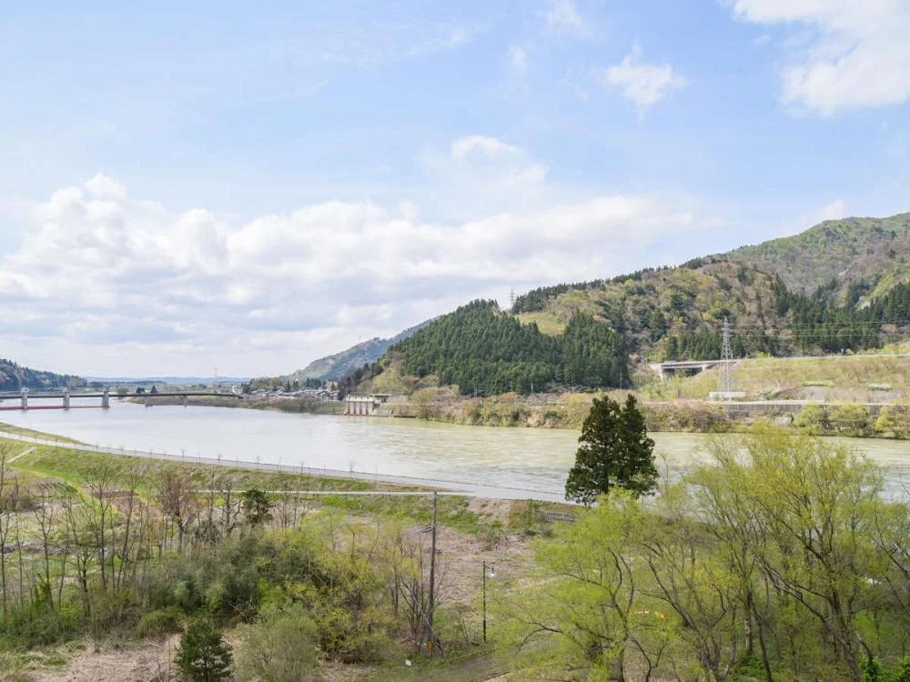 咲花温泉　阿賀のめぐみ望川閣からの絶景・眺望