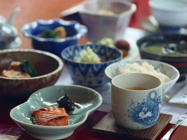 岩室温泉　高志の宿　高島屋の朝食