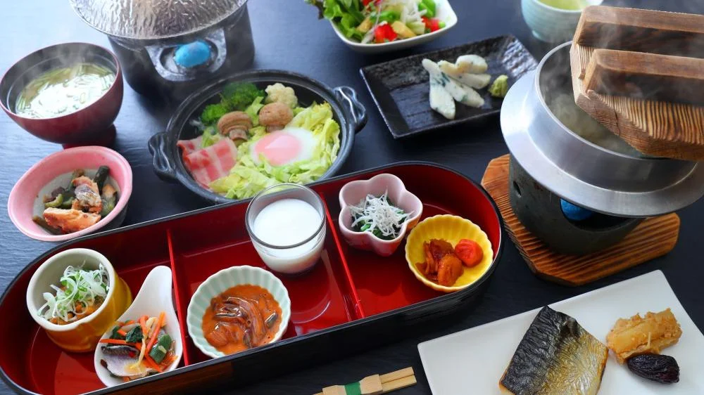 笹倉温泉　龍雲荘の朝食