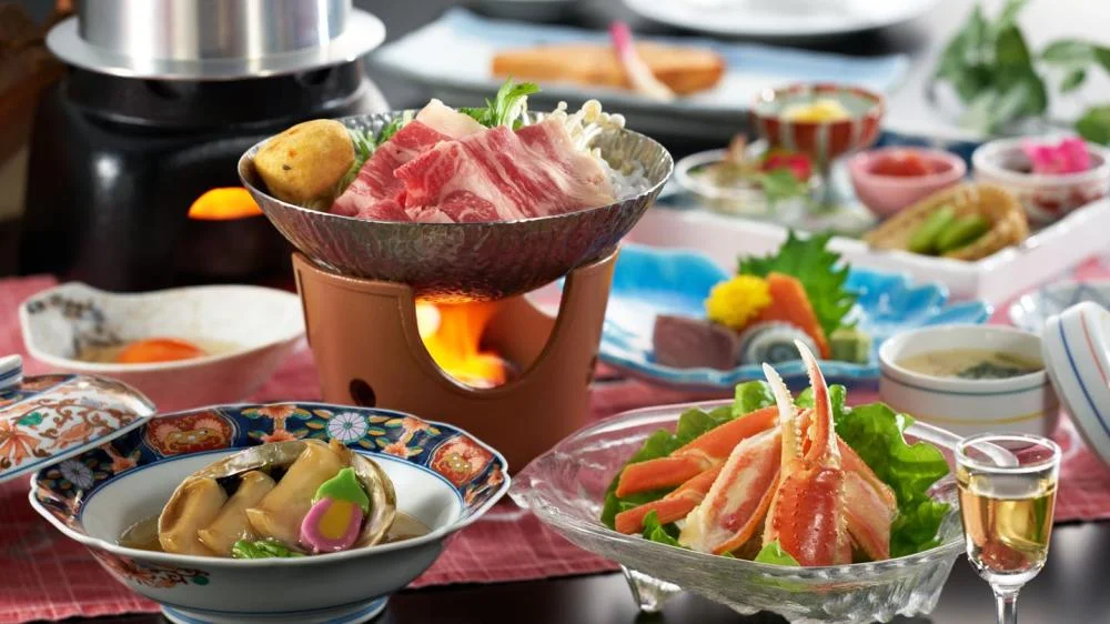 月岡温泉 ホテルひさご荘 夕食☆