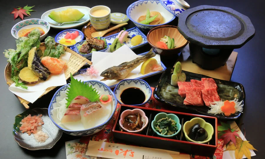 山の湯 かずよの夕食
