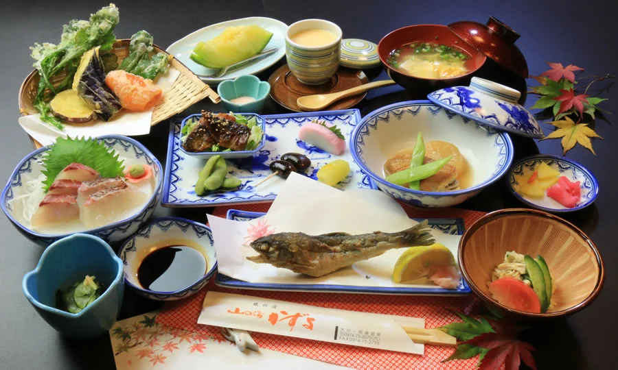 山の湯 かずよの夕食