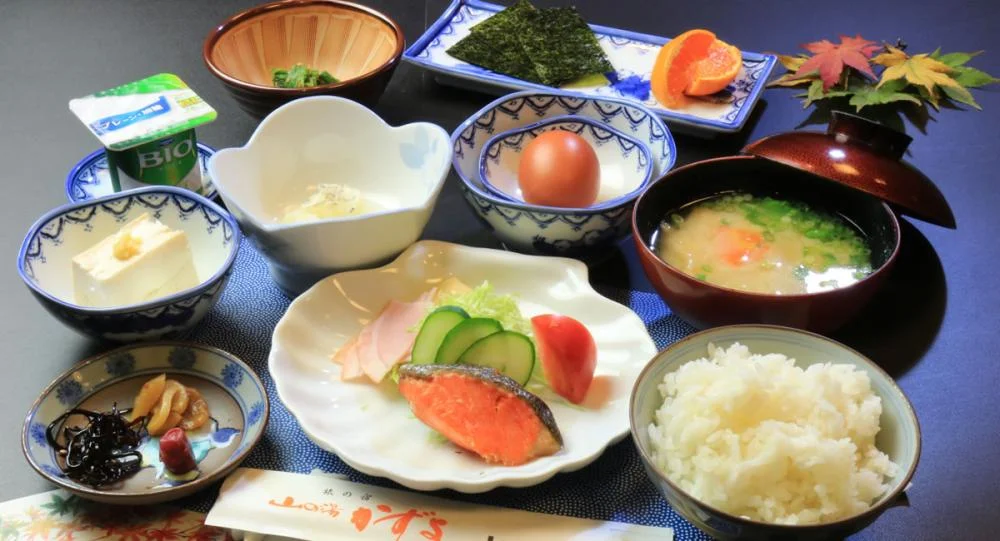 山の湯 かずよの朝食