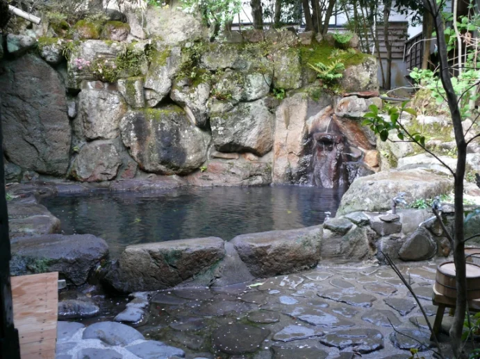 筋湯温泉 旅館 清風荘の大浴場