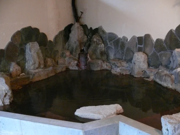 筋湯温泉 旅館 清風荘の大浴場
