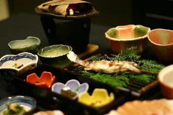 筋湯温泉 旅館 ふるさとの夕食