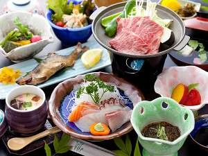 湯平温泉 清流とほたるの宿 高尾荘の夕食