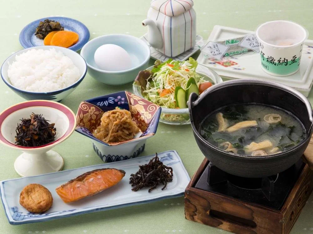 天ヶ瀬温泉成天閣の朝食