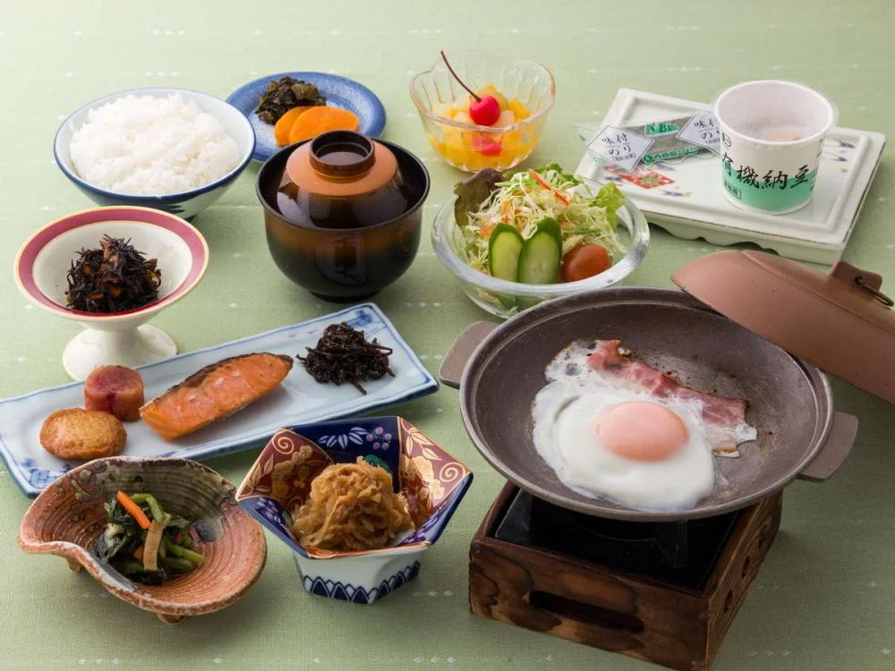 天ヶ瀬温泉成天閣の朝食