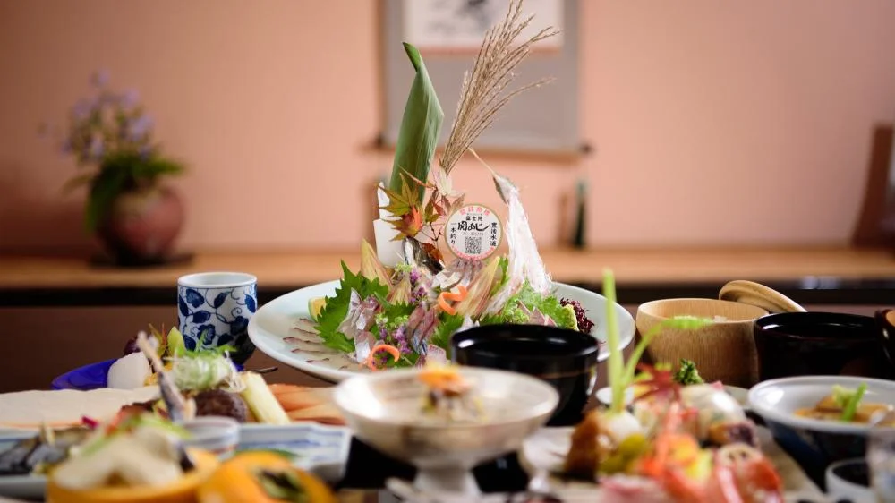 由布院温泉 和風旅館 津江の庄の夕食