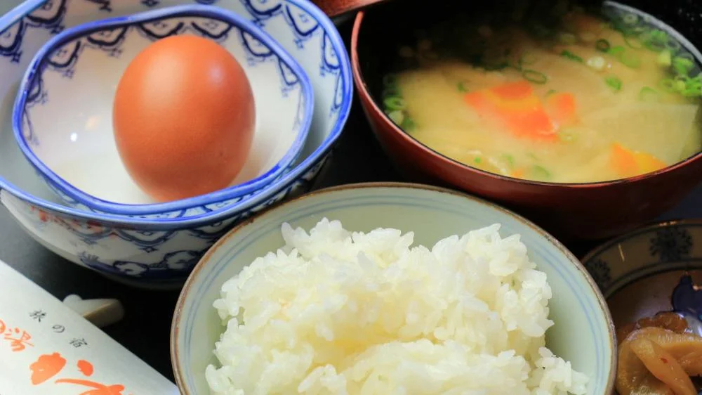 山の湯 かずよの朝食