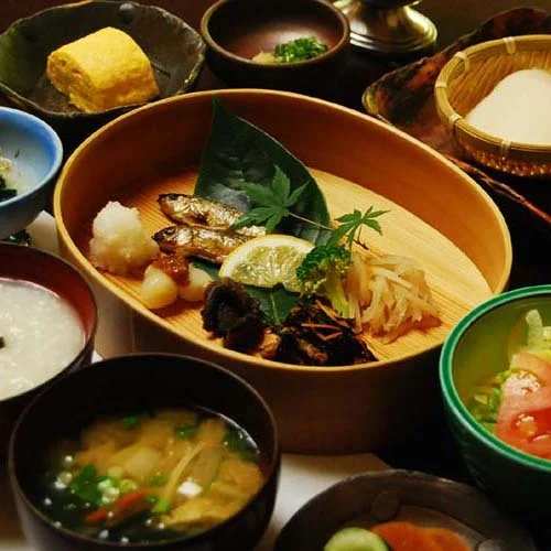 長湯温泉 大丸旅館の朝食