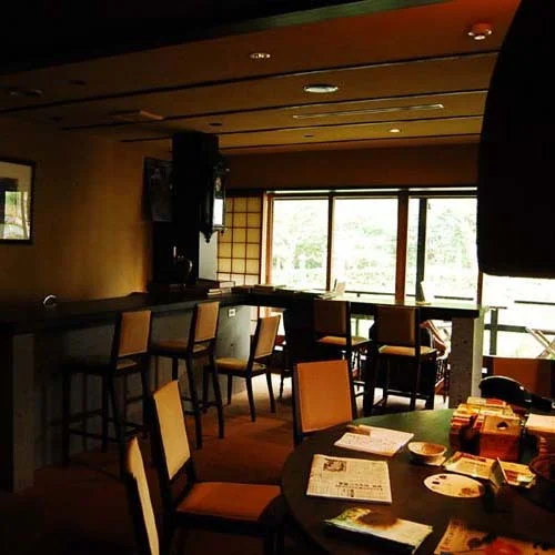 長湯温泉 大丸旅館のラウンジ
