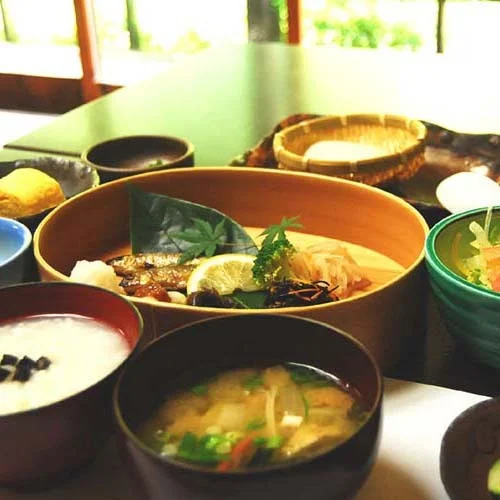 長湯温泉 大丸旅館の朝食