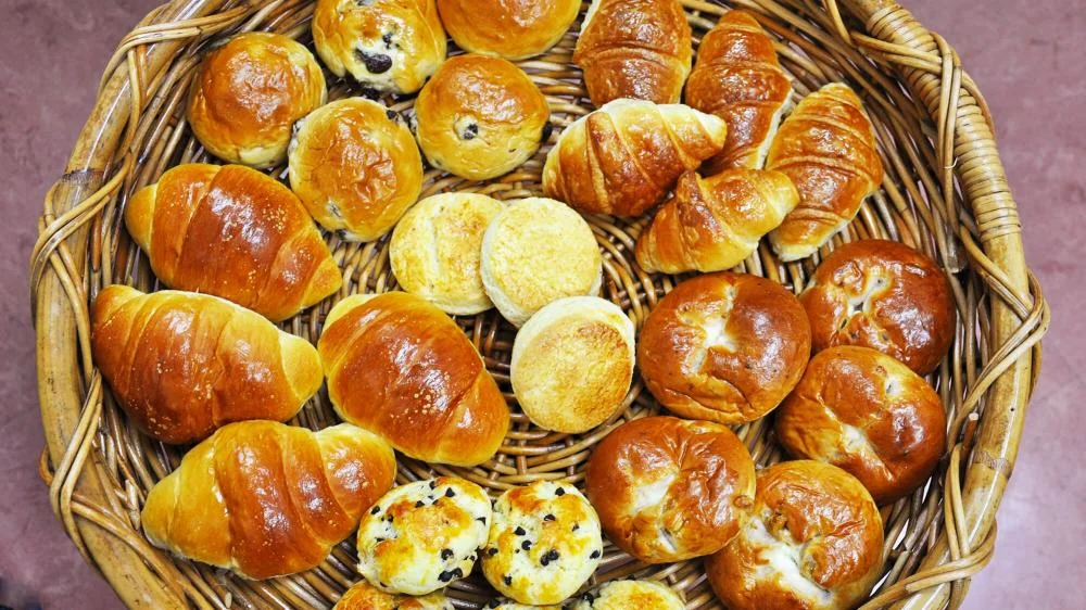 ホテル ノアの朝食のパン