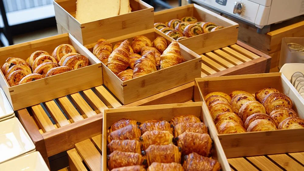 大阪エクセルホテル東急の朝食のパン