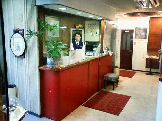 グリンヒルホテルのロビー