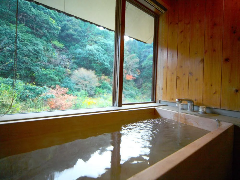 嬉野温泉　大正屋　椎葉山荘の客室風呂