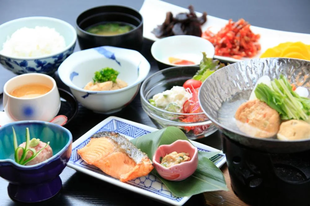 津和野温泉　津和野温泉宿わた屋の朝食