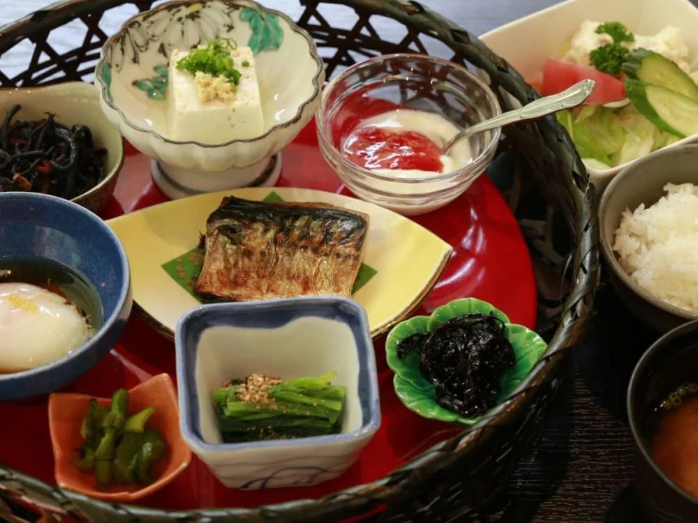 美又温泉　金城観光ホテルの朝食