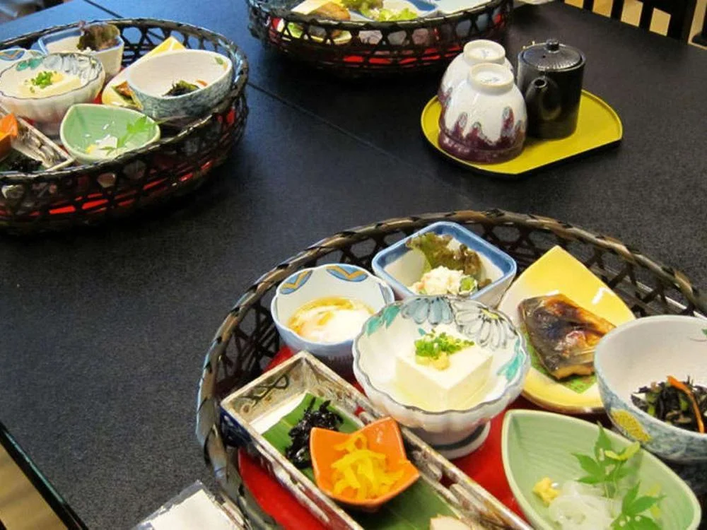 美又温泉　金城観光ホテルの朝食
