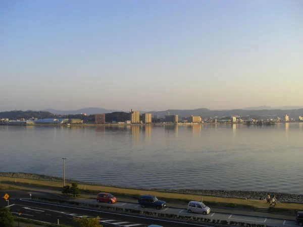 松江しんじ湖温泉　夕景湖畔　すいてんかくからの絶景・眺望
