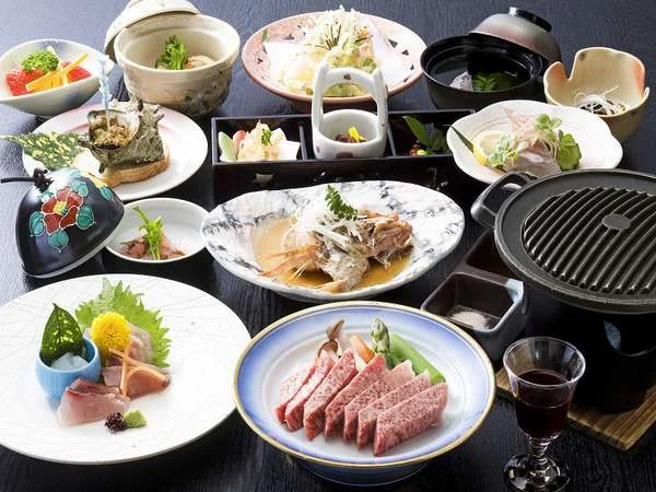 日本三美人の湯　湯元　湯の川 夕食☆