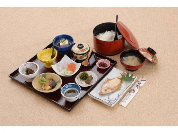 さぎの湯温泉　さぎの湯荘の朝食