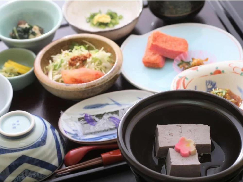 旭温泉　かくれの里ゆかりの朝食
