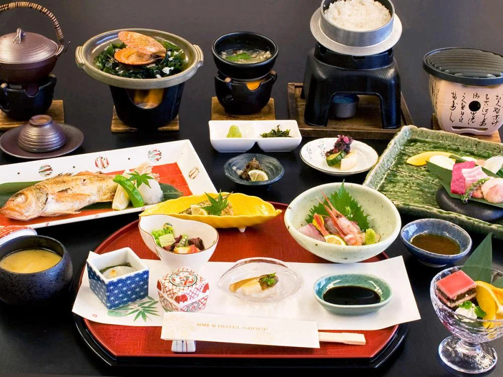 玉造温泉　旅亭　山の井の夕食