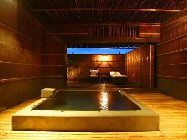 湯の川温泉　湯宿　草菴 客室風呂