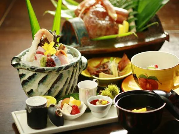 湯の川温泉　湯宿　草菴 夕食☆