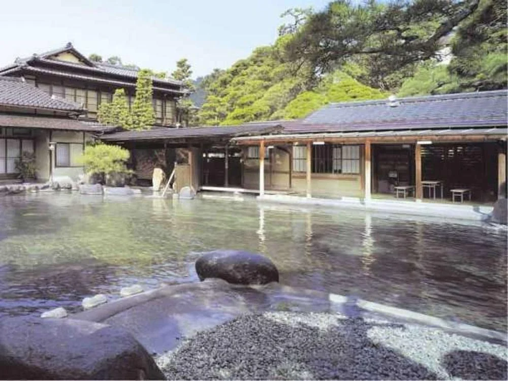 玉造温泉　湯之助の宿　長楽園の大浴場