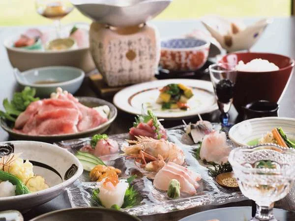 松江しんじ湖温泉　なにわ一水の夕食