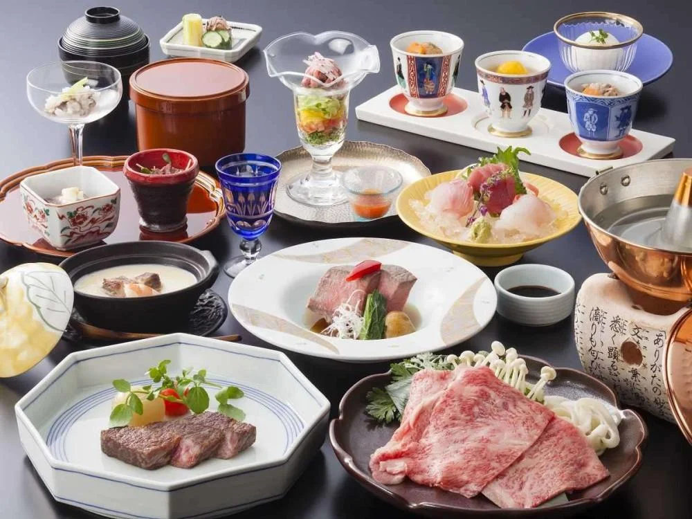 松江しんじ湖温泉　なにわ一水の夕食