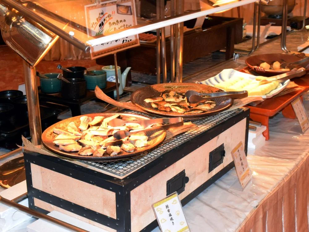 玉造温泉　〜曲水の庭〜　ホテル玉泉の朝食