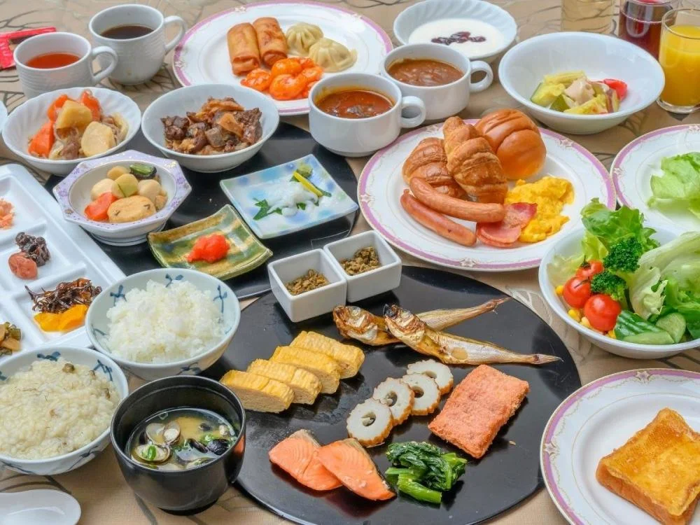 玉造温泉　松乃湯の朝食