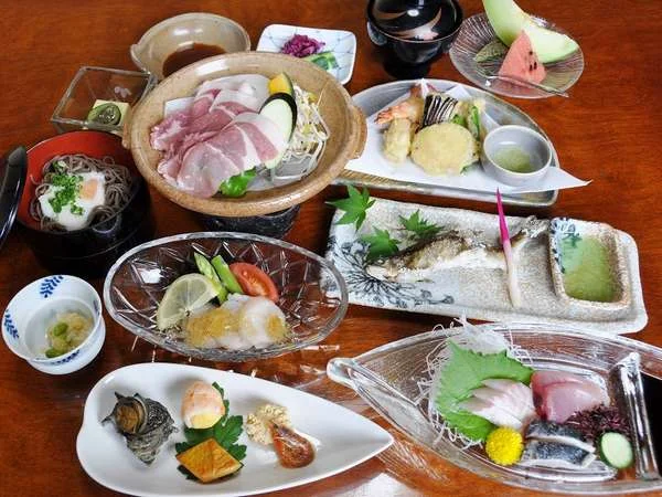 湯の川温泉　湖静荘 夕食☆