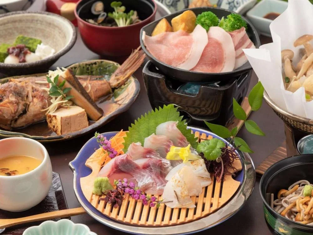 玉造温泉　玉井別館の夕食