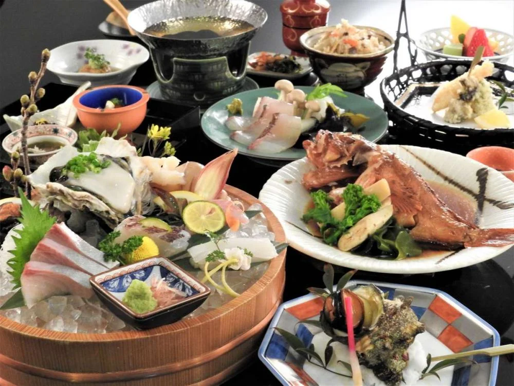 島のひかりが彩なす海の宿　羽衣荘＜隠岐諸島＞の夕食