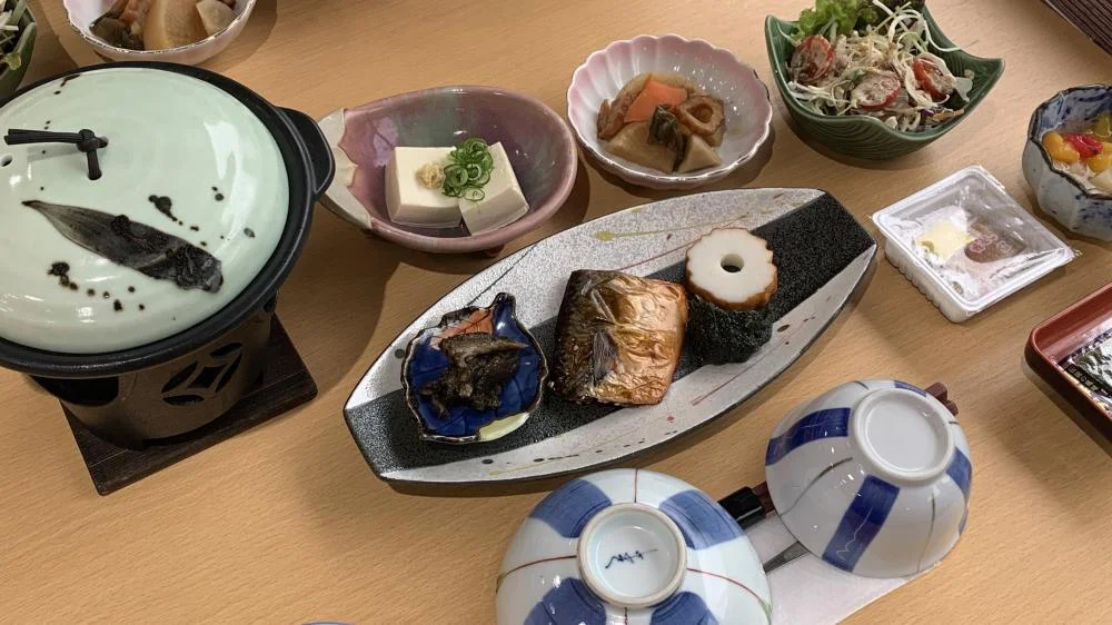 三瓶温泉　国民宿舎さんべ荘の朝食