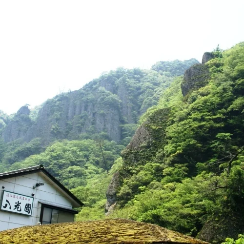 立久恵峡温泉　渓谷露天風呂の宿　八光園 絶景