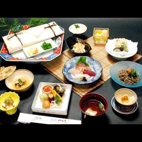 温泉津温泉　のがわや旅館の夕食