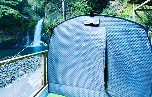 伊豆最大の大滝　ＡＭＡＧＩＳＯ－天城荘－［ＬＩＢＥＲＴＹ　ＲＥＳＯＲＴ］のサウナ