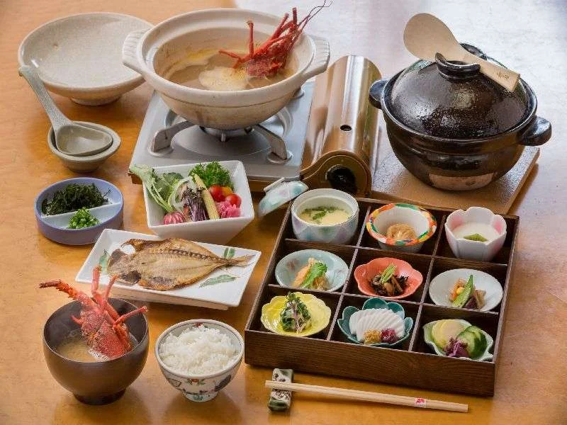 全室源泉かけ流し露天風呂付の宿 いさり火の朝食