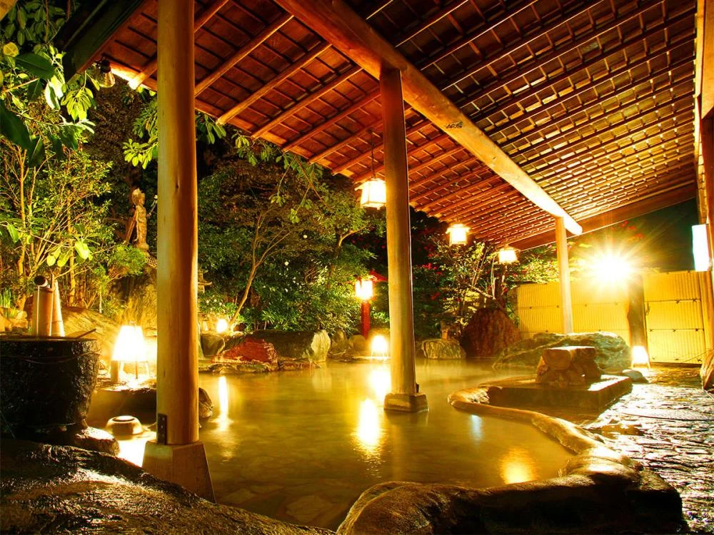 土肥温泉 牧水荘土肥館の大浴場