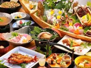 大地の彩 花月亭の夕食
