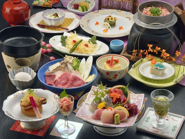 伊豆長岡温泉 KKR伊豆長岡 千歳荘の夕食